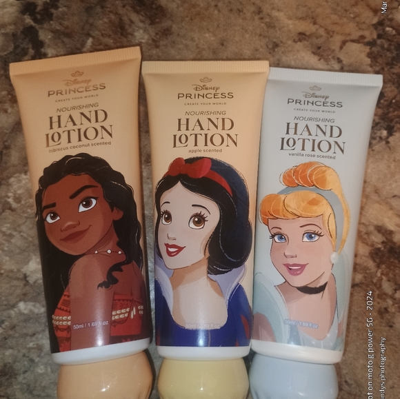 Disney Other - Disney Princess Hannah Creams Cinderella Moana Snow White New